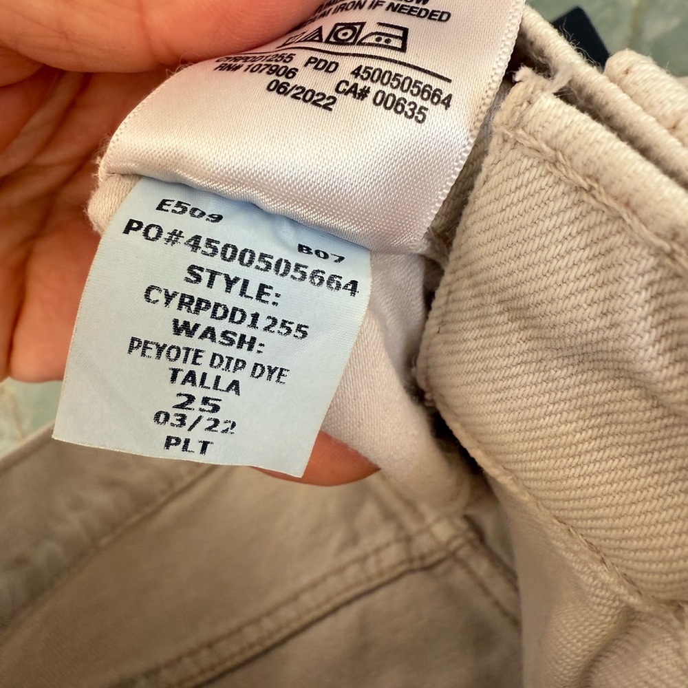 Hudson Jade Beige High Waisted Straight Leg Jeans NWT - Picture 5 of 12